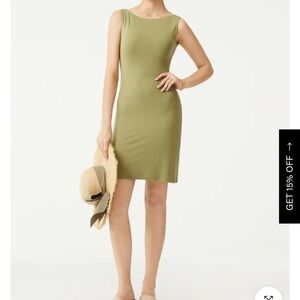 OGL Eco-SkinKiss Open Back Brami Mini Dress Size Medium NWT